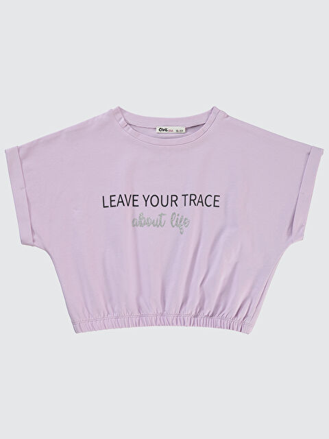 Civil Girls Kız Çocuk Tişört 10-13 Yaş Lila