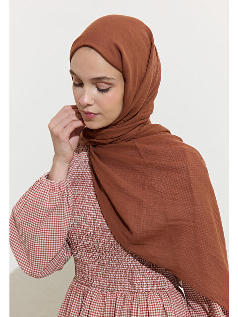 Fresh Scarfs Pamuklu Keten Şal Cınnamon Roll