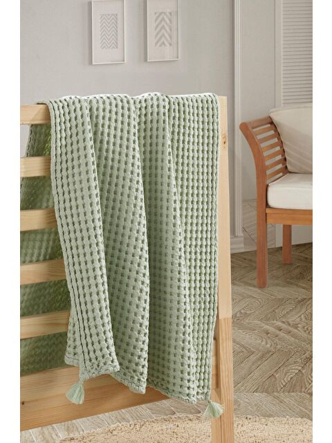 Casadora Baby 100% Pamuk Bebek Kalın Pike Örtüsü - Mint - S000061120-20054