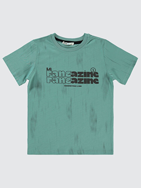 Civil Boys Erkek Çocuk Tişört 6-9 Yaş Yosun Yeşili - S000225312-19416