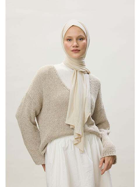 Fresh Scarfs Penye Şal İnci