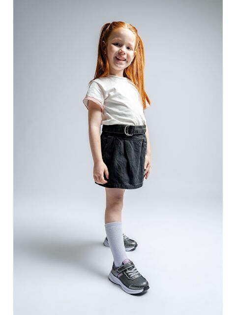 Mnpc Kız Çocuk Platin Günlük Spor Ayakkabı - S000353458-20077