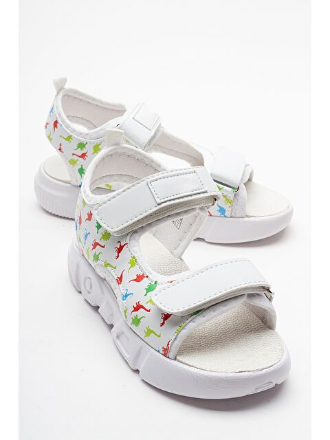 Mnpc Erkek Çocuk Beyaz Anatomik Spor Sandalet - S000147728-20063