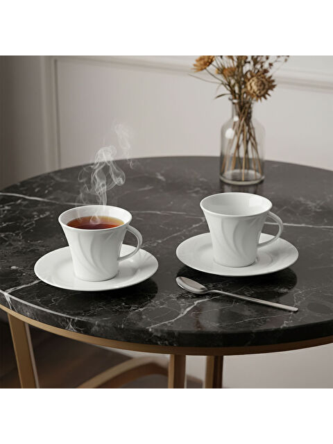 GÜRAL PORSELEN Soprano 2 Kişilik Çay Fincanı - S000302550-37646