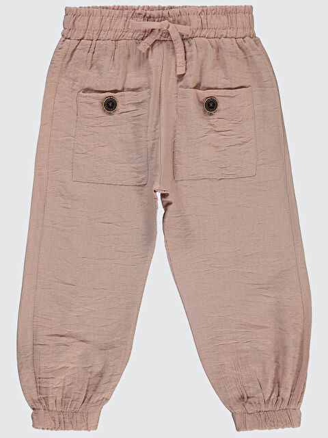 Civil Girls Kız Çocuk Pantolon 2-5 Yaş Pudra