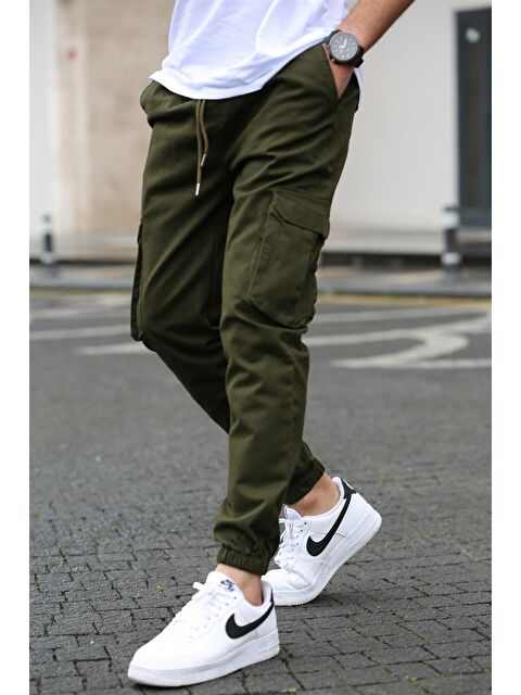 Madmext Erkek Kargo Cep Haki Pantolon 5447 - S000031723-18547