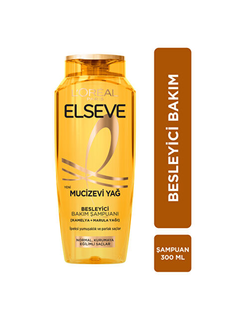 L'Oreal Paris L'Oréal Paris Elseve Mucizevi Yağ Besleyici Bakım Şampuanı 300 ml - S000090595-26865