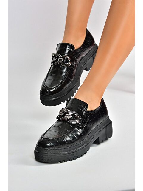 Fox Shoes K2947600 Siyah Günlük Kadın Ayakkabı - S000081014-19351