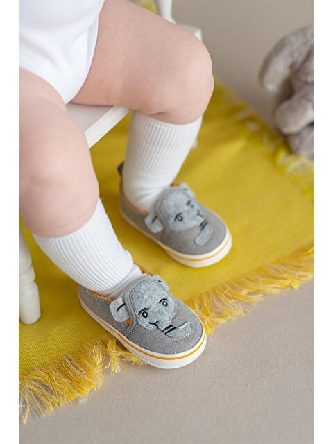 First Step Fil Bebek Nakışlı Patik Yürüme Öncesi - S000053867-20600