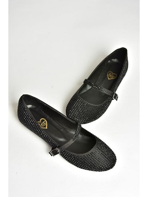 Fox Shoes U7266280 Siyah Kadın Babet - S000369052-19351