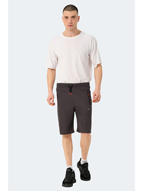 SLAZENGER OSAMU Erkek Cepli Koyu Gri Şort - S000301486-29351