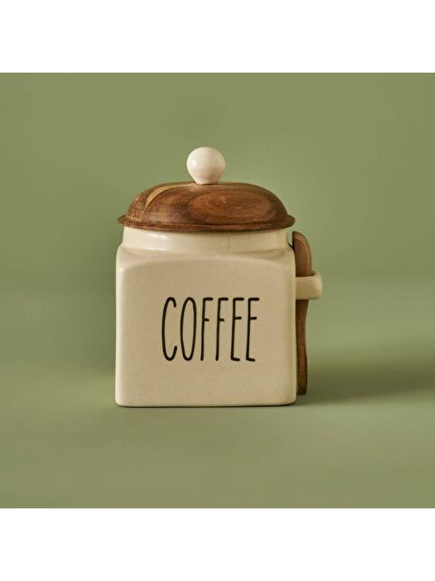 Bella Maison Koffi Seramik Kavanoz Krem (800 ml) - S000327574-19966