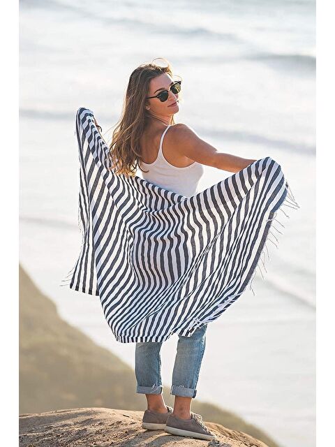 Zeynep Tekstil Stripe 75x150 cm Ultra Soft Plaj Havlusu - S000112772-29666