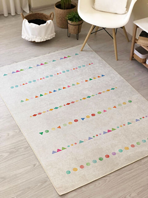 Evmila Modern Desenli Baskı Kalın 7mm Halı Modeli - S000291227-23173