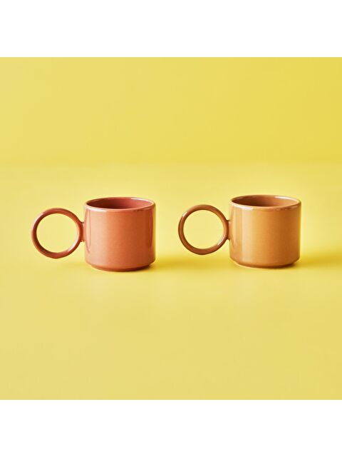 Bella Maison Arcana Espresso 2'li Set Gül Kurusu (270 cc) - S000251205-20028