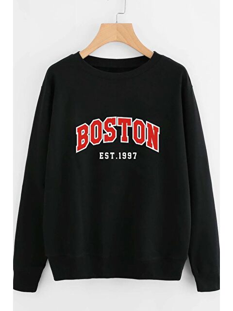 Madmext Siyah Sweatshirt Mg777 - S000032468-19351