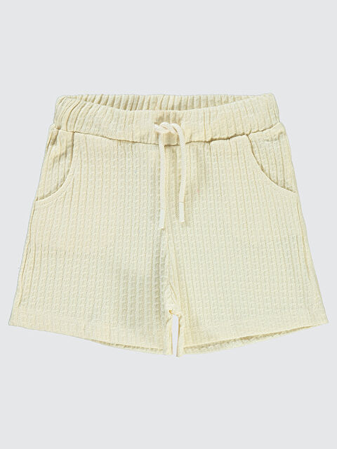 Civil Girls Kız Çocuk Şort 6-9 Yaş Tebeşir - S000199118-20063