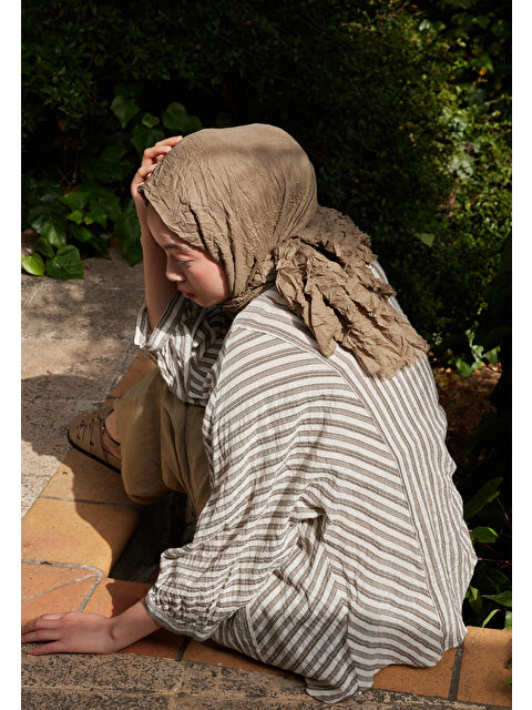 Fresh Scarfs Vual Crash Şal Keten