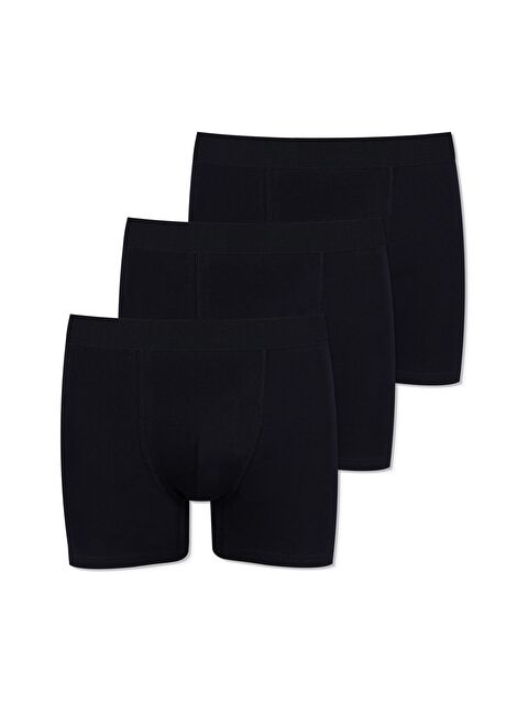 Koza İç Giyim Erkek 3'lü Pamuklu Elastanlı Boxer - S000253034-19351