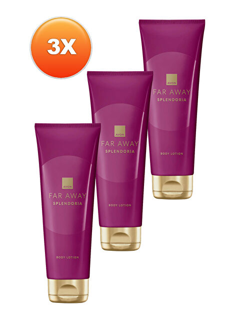 AVON Far Away Splendoria Vücut Losyonu 125 Ml. Üçlü Set - S000190703-10231