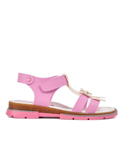 Ayakmod 210104 Pembe-Sedef Kız Çocuk Sandalet - S000036116-20024