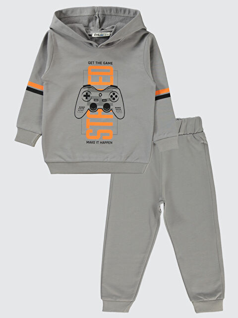 Civil Boys Erkek Çocuk Eşofman Takımı 2-5 Yaş Gri - S000294276-20600