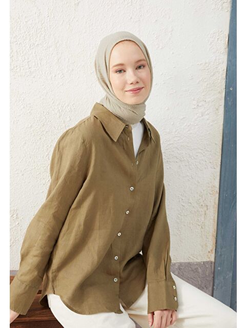 Fresh Scarfs Bürümcük Şal Naturel Bej