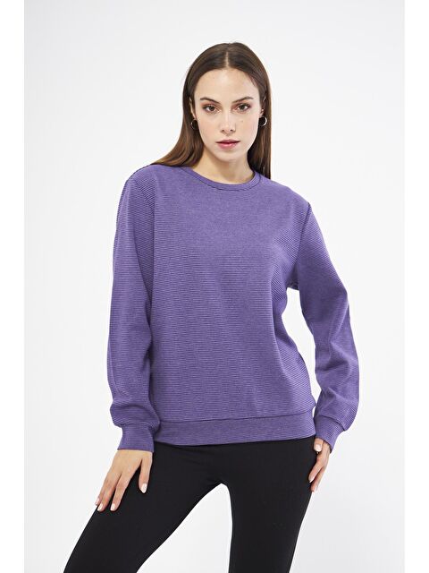 Chandraswear Mor Kadın Sweatshirt - S000302930-20042
