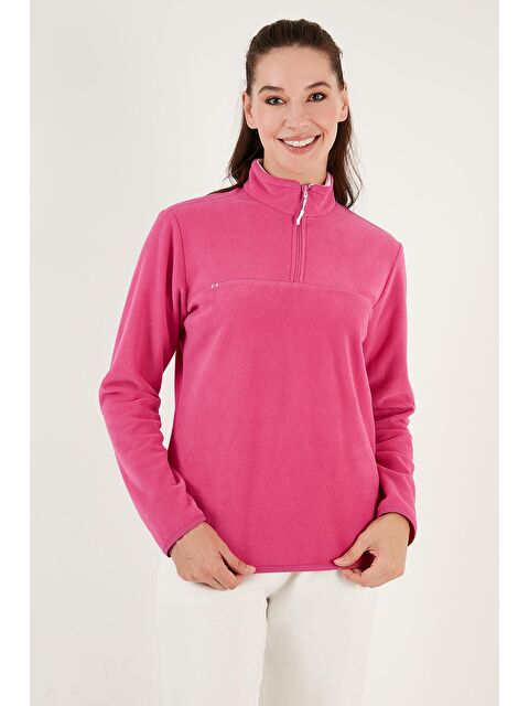 Lela Slim Fit Yumuşak Dokulu Anti-Pilling Tüylenme Yapmayan Yarım Fermuarlı Polar 5907000 - S000000132-20022