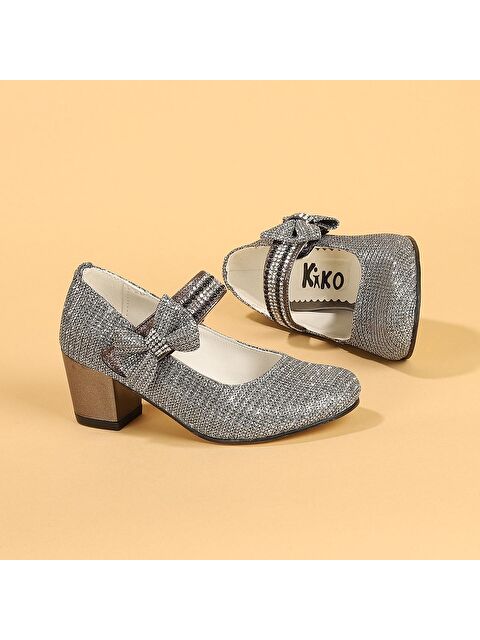 Kiko Kids Cameli Çupra Günlük Kız Çocuk 4 Cm Topuklu Abiye Ayakkabı - S000003065-26405