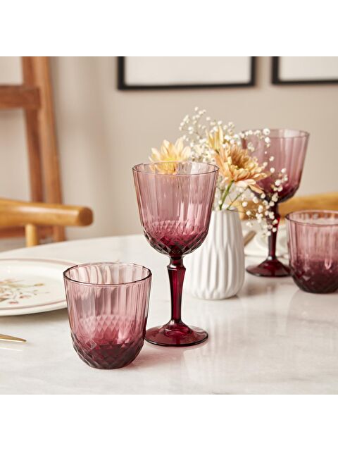 Bella Maison Colore Kesme Bardak-Kadeh Seti 12'li Gül Kurusu - S000028293-20028