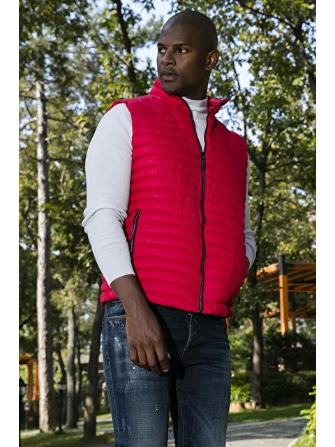 Buratti Slim Fit Suya ve Rüzgara Dayanıklı Dik Yaka Konforlu Şişme Yelek 649020 - S000054923-20045