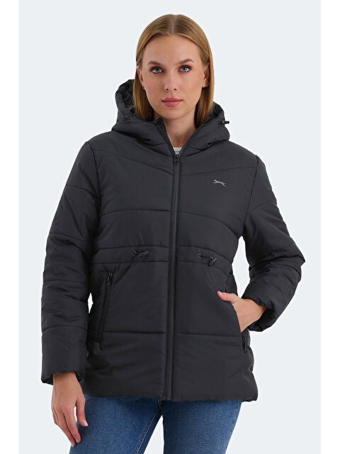 SLAZENGER CALLU Kadın Mont Kaban Siyah - S000303920-19351