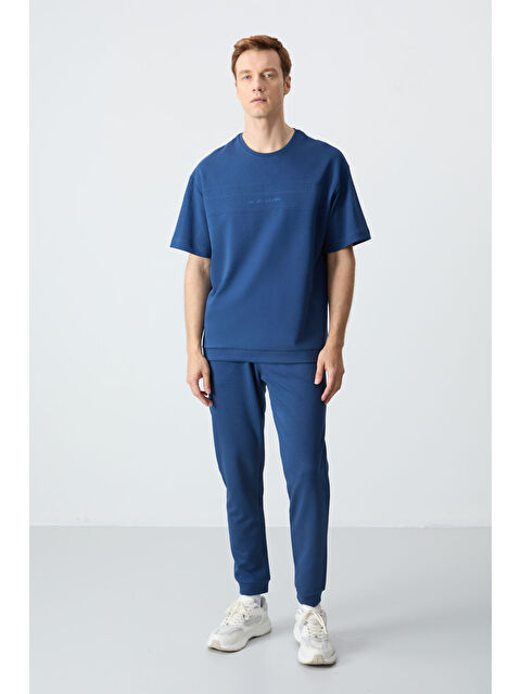 Air Jones Parlament Pamuklu Kalın Yumuşak Dokulu Oversize Fit Basic Erkek Eşofman Takım - 85261 - S000330206-17234