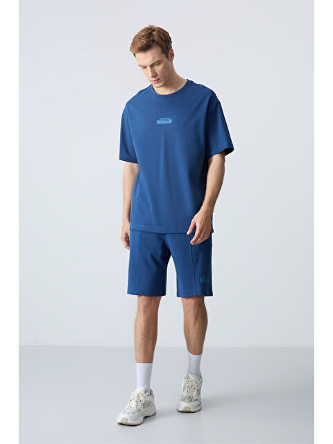 Air Jones Parlament Pamuklu Kalın Yumuşak Dokulu Oversize Fit Basic Erkek Şort Takım - 85259 - S000330204-17234