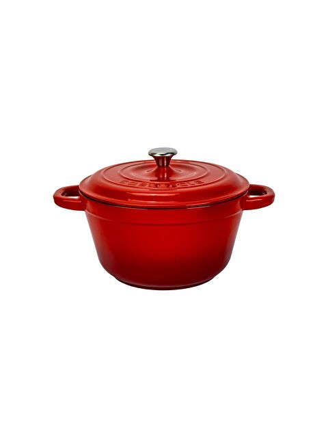 LAVA Yuvarlak Tencere Döküm Demir Kapak New Heritage Serisi Çap(Ø)22cm. - S000056521-20045