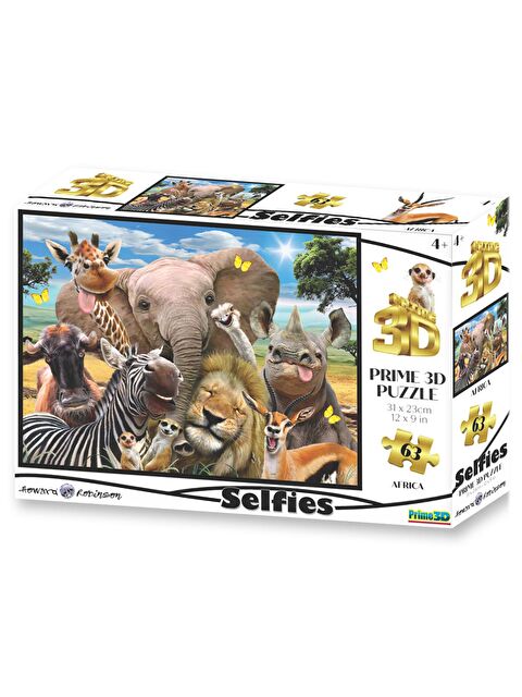 Prime 3D Afrika Selfie 63 Parça Puzzle 10543 - S000212210-23173