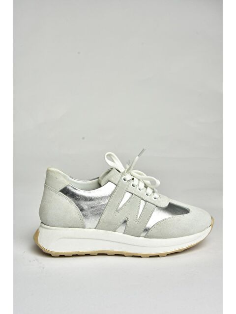 Fox Shoes U5400399 Gümüş Kadın Sneakers - S000369373-18105