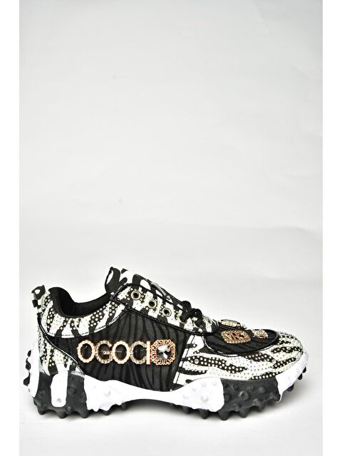 Fox Shoes U3801436 Siyah Kadın Sneakers - S000369386-19351