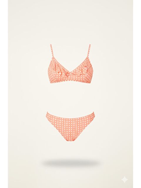 C&City Bitişik Üçgen Bikini Takım 3110 Somon - S000216904-24085