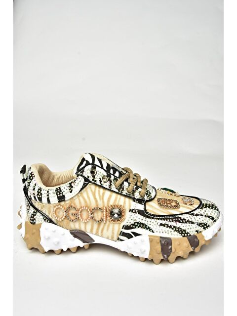 Fox Shoes U3801436 Vizon Kadın Sneakers - S000369386-26429