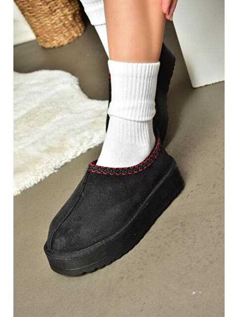 Fox Shoes R6120473 Siyah Kadın Terlik - S000081037-19351