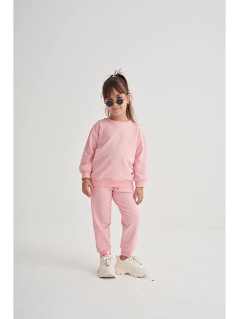 CİGİT Basic Eşofman Takım 2-7 Yaş Pembe - S000458486-20024