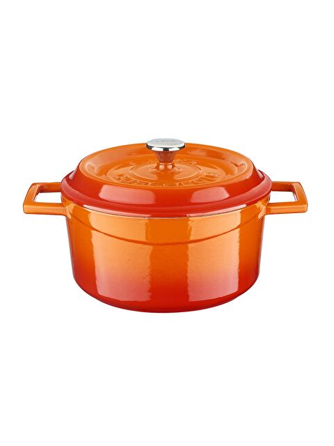 LAVA Yuvarlak Tencere Döküm Demir Yekpare Kulplu Edition Serisi Çap(Ø)20cm. - S000056630-20013