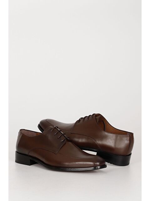 GÖNDERİ(R) Platinum Hakiki Deri Kösele Taban Bağcıklı Günlük Erkek Ayakkabı 01051 - S000046782-19413