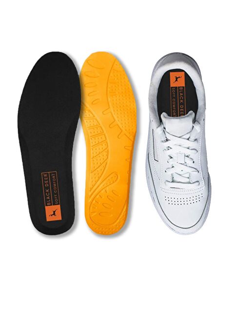 Black Deer X30 Yumuşak Ortopedik Tabanlık Erkek Kadın Siyah - S000012582-22238