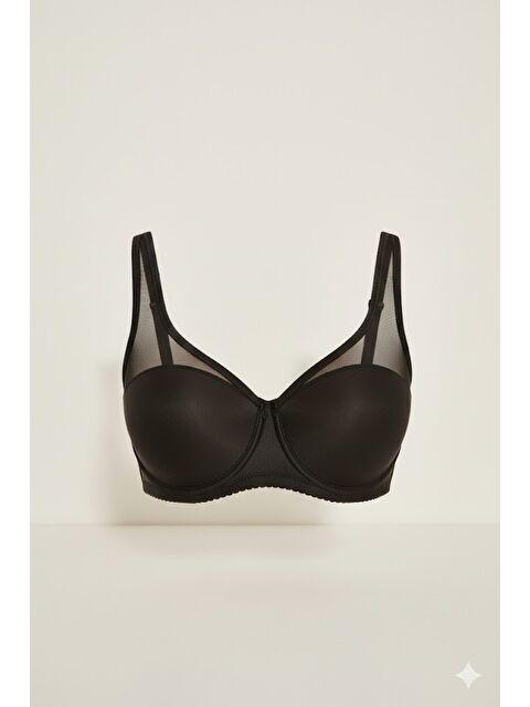 C&City C1167 Pedli Balenli Toparlayıcı Sütyen Siyah - S000222031-19351