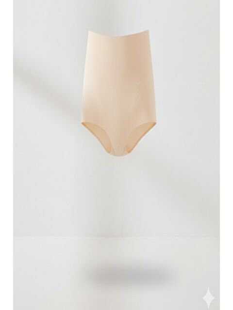 C&City C12708 Kadın Lazer Yüksek Bel Kesim Slip Korse Ten - S000222310-26407