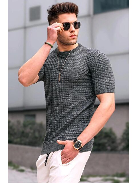 Madmext Erkek Füme Tişört 5685