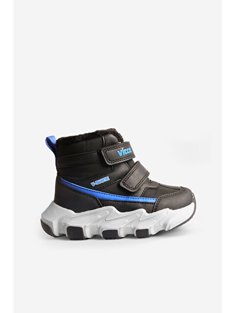 Vicco Fon Kürklü Erkek Okul Öncesi Siyah Bot